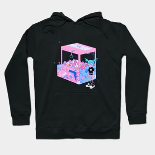 Arcade Girl (transparent) Hoodie